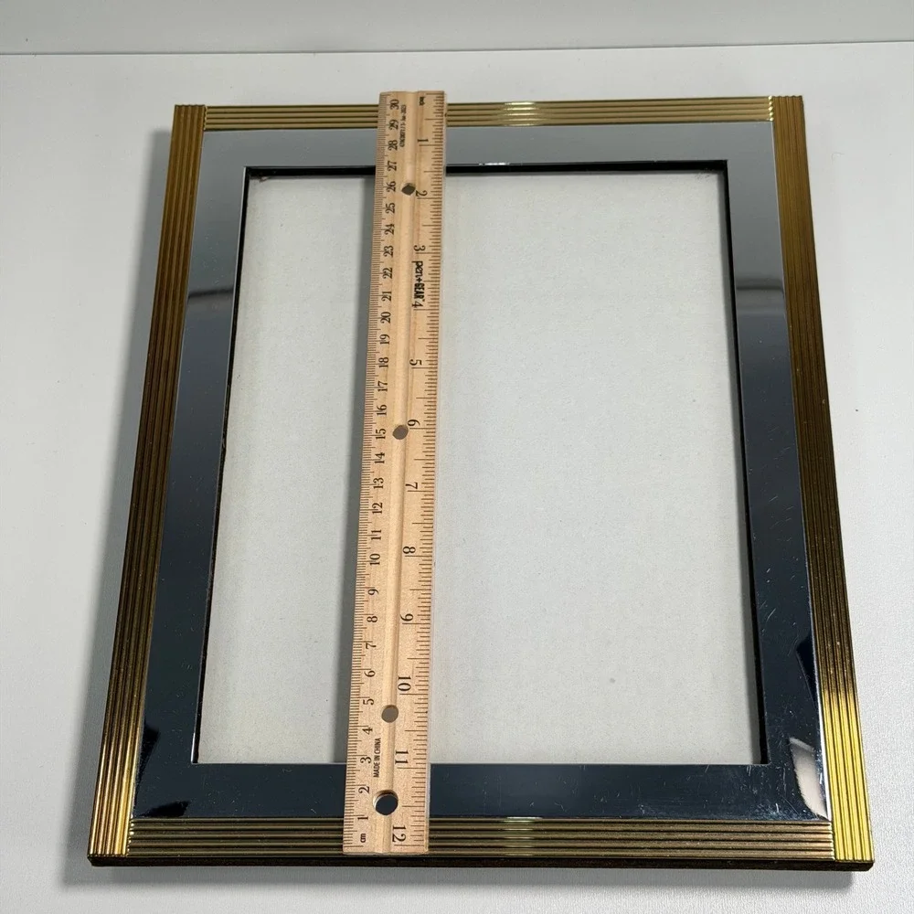 Vintage Picture Frame Ornate Old World‎ French Cottagecore Gold 9x11